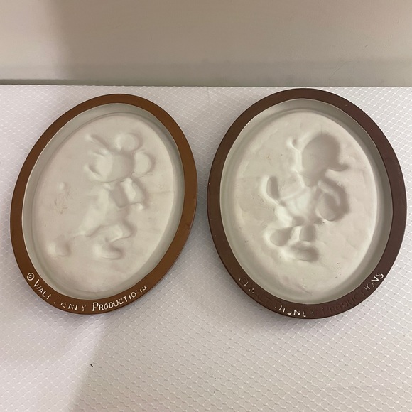 Walt Disney Productions” Mickey Mouse & Donald Duck Vintage Wall Hangings. - Picture 3 of 5